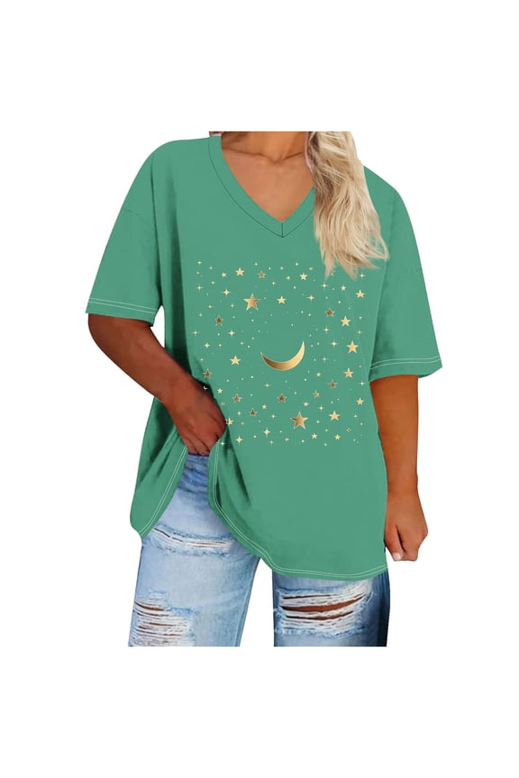 Womens Tops Button Down Shirts Loose Fit Striped Printed Lantern Short Sleeve Blouses Smocked Cuff Business Work Fall Summer Tops For Women
