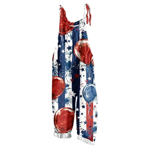 Youyipin women's pants Oversized Summer Casual Stripes Cargo Jumpsuit Wide Leg Bib Overall Striped Linen Pants with Pocket pants for women