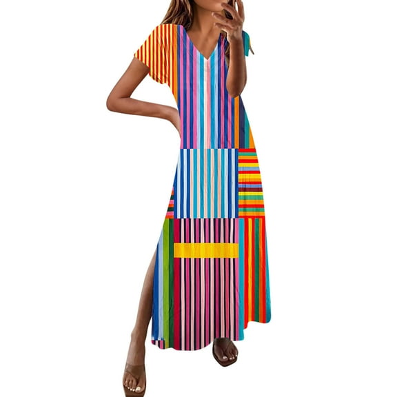 Youyipin womens dresses Women's Summer Casual Loose Dress Beach Cover Up Long Cami Maxi Dresses with Pocket summer dresses for women 2025