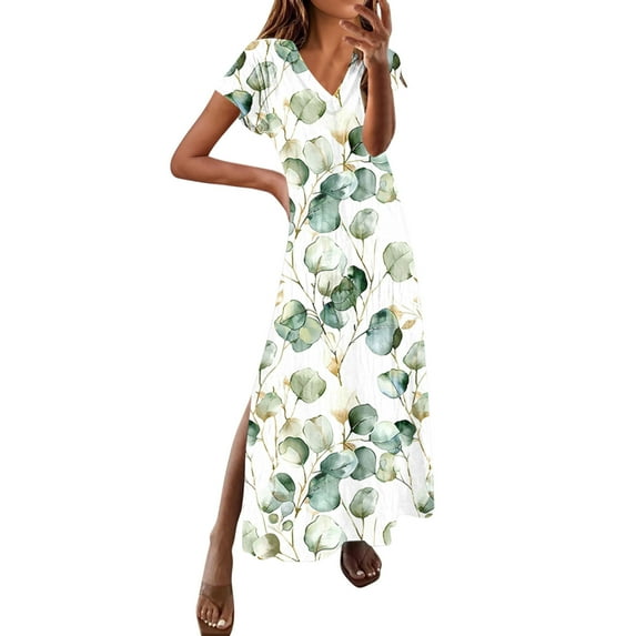 Youyipin womens dresses Women's Summer Casual Loose Dress Beach Cover Up Long Cami Maxi Dresses with Pocket summer dresses for women 2025
