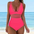 thumbnail image 1 of Youyipin womens fashion Tummy Control Swimsuits Mesh Sexy One Piece Bathing Suits Slimming V Neck Swimwear bathing suit for women, 1 of 4