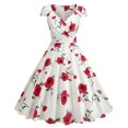 thumbnail image 1 of Youyipin womens summer dresses Retro Swing Dresses for Women 1950s Vintage Rockabilly Clothes Pinup Clothing Cocktail Party dresses for women, 1 of 6