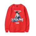 thumbnail image 1 of YovngChimi Demon Time Tour Crewneck Sweatshirt Rapper 2024 New Unisex Fashion Long Sleeve, 1 of 4