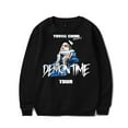 thumbnail image 1 of YovngChimi Demon Time Tour Crewneck Sweatshirt Rapper 2024 New Unisex Fashion Long Sleeve, 1 of 3