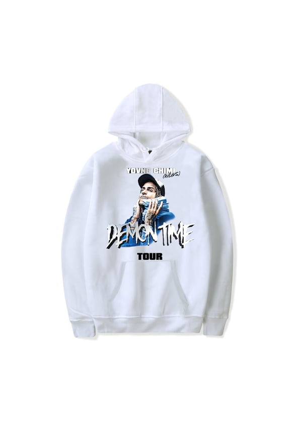 YovngChimi Demon Time Tour Hoodie Rapper 2024 New Unisex Fashion Casual Long Sleeve Sweatshirt