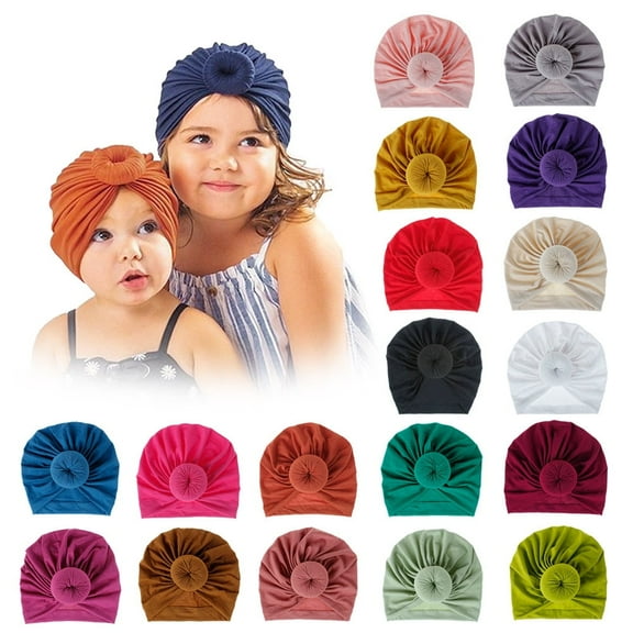 Yoyauz 18 Color Baby Headscarf Hat Bandana Wrap Baby Baby Beanie Soft Cute Toddler Hat For Baby Girl