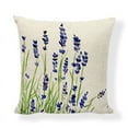 thumbnail image 1 of Yoyauz 18x18 Lavender Sweet Home Bless Home Pillow Case Purple Sofa Cushion Set Living Room Sofa Decoration, 1 of 1