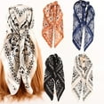 thumbnail image 1 of Yoyauz 35" Large Square Satin Head Scarf - Silk Hair Scarf Square Hair Bandanas Large Scarf Sleeping Head Wraps for Women, 1 of 6