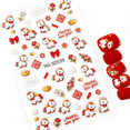 thumbnail image 1 of Yoyauz 5PCS Lunar New Year Nail Stickers, Traditional Holiday Decoration Stickers, Lion Dance, Fireworks, Ponies, Lanterns, And Lucky Characters, Golden Red, 1 of 9