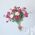 thumbnail image 1 of Yoyauz Artificial Flowers 3 Heads Peony Simulation Flower Velvet Dew Lotus Flower Home Decoration Fake Flowers, 1 of 6