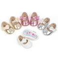 thumbnail image 1 of Yoyauz Baby Girl Mary Jane Shoes Anti Slip Rubber Sole Ballet Slippers Princess Dress Wedding Shoes Newborn Kids Shoes Toddler Shoes（0-12 Month）, 1 of 9