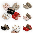 thumbnail image 1 of Yoyauz Baby Girl Mary Jane Shoes Anti Slip Rubber Sole Ballet Slippers Princess Dress Wedding Shoes Newborn Kids Shoes Toddler Shoes（0-12 Month）, 1 of 7