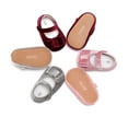 thumbnail image 1 of Yoyauz Baby Girl Mary Jane Shoes Anti Slip Rubber Sole Ballet Slippers Princess Dress Wedding Shoes Newborn Kids Shoes Toddler Shoes（0-12 Month）, 1 of 9