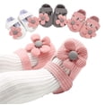 thumbnail image 1 of Yoyauz Baby Girl Mary Jane Shoes Anti Slip Rubber Sole Ballet Slippers Princess Dress Wedding Shoes Newborn Kids Shoes Toddler Shoes, 1 of 7