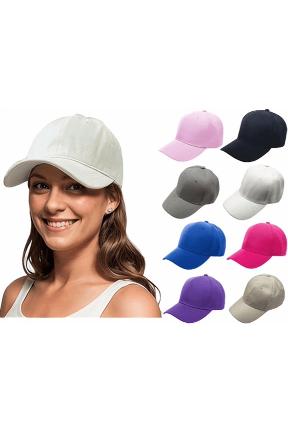 Baseball Cap Washable One Size Exquisite Lightweight Women Hat for Hiking Beige