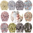 thumbnail image 1 of Yoyauz Beanie with Bow Donut Kindergarten Hospital Cap Beanie for Baby Girls, Newborns, Infants and Toddlers, 1 of 6