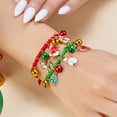 thumbnail image 1 of Yoyauz Christmas Bracelet Set for Ladies Girls Santa Claus Christmas Tree Bell Elk Snowman Gift Charm Adjustable Bracelet For Christmas Accessories Decoration Jewelry Gifts, 1 of 5