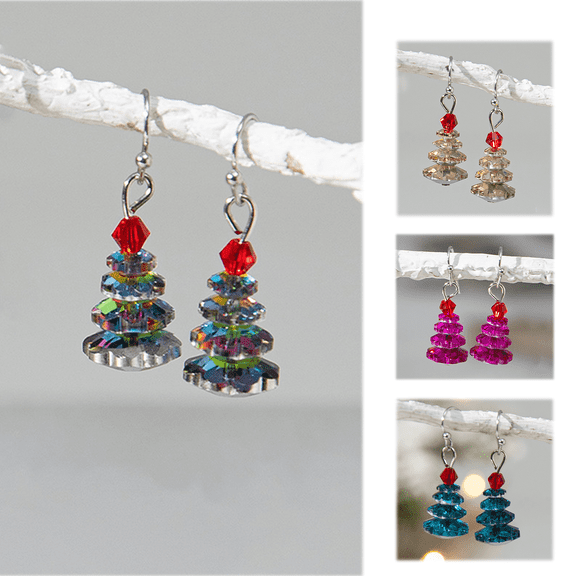 Yoyauz Christmas Earrings For Ladies Christmas Trees Lightweight Earrings Cute Christmas Parties Jewelry Gifts