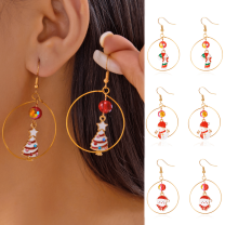 Yoyauz Christmas Earrings For Ladies Christmas Trees Snowflakes Bows Bells Lightweight Earrings Cute Christmas Parties Jewelry Gifts
