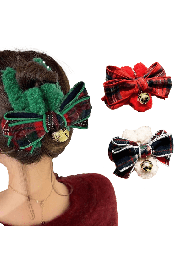 Christmas Hair Clip For Women, Christmas Tree Snowman Santa Claus Winter Strong Grip Clip, Suitable For Thick And Fine Hair Acrylic Hair Clip