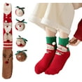 thumbnail image 1 of Yoyauz Christmas Stocking Slippers - Plush Socks for Women, Colorful Warm Fluffy Socks Christmas Socks for Women, Winter Indoor Comfort Socks, Great Christmas Gifts for Women, 1 of 6