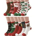 thumbnail image 1 of Yoyauz Christmas Stocking Slippers - Plush Socks for Women, Colorful Warm Fluffy Socks Christmas Socks for Women, Winter Indoor Comfort Socks, Great Christmas Gifts for Women, 1 of 8
