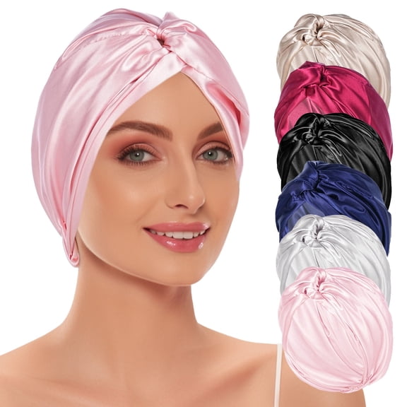 Yoyauz Coloured Caps, Silky Nightcaps, Adjustable Satin Caps, Suitable For Night Sleeping Hair Caps