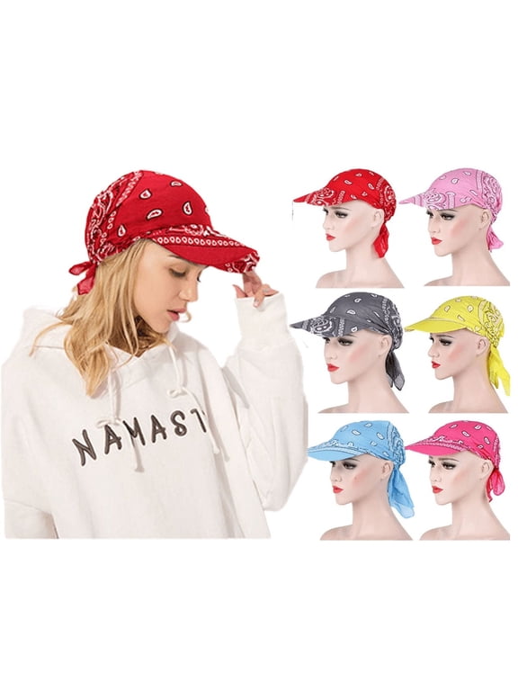 Creative Weat Wicking Beanie Cap Chemo Cap Bandana Head Scarf Hat for Women Adjustable, Assorted Paisley Print Biker Hat Hood Headband Headscarf Doo Rags Head Wraps Costume