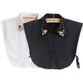 thumbnail image 1 of Yoyauz False Collar Detachable Collar Shirt Dickey Collar Half Shirt False Collar Suitable for Girls and Women, 1 of 6