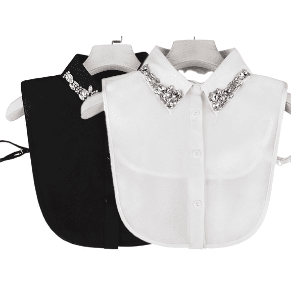 Yoyauz False Collar Detachable Collar Shirt Dickey Collar Half Shirt False Collar Suitable for Girls and Women