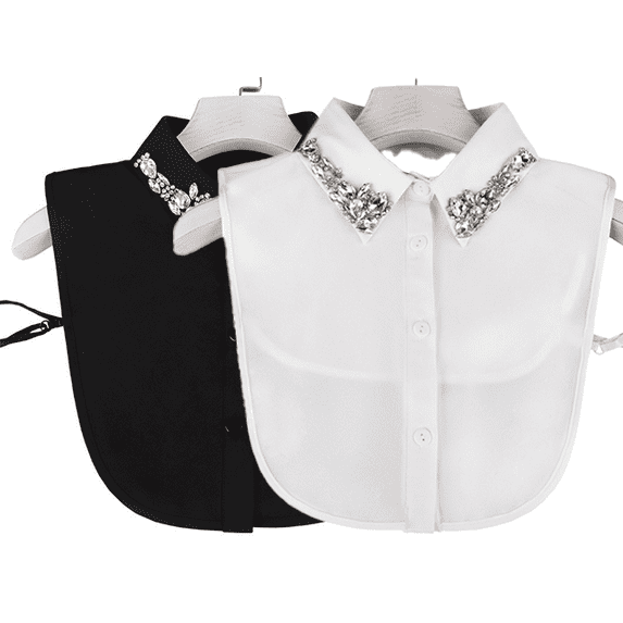Yoyauz False Collar Detachable Collar Shirt Dickey Collar Half Shirt False Collar Suitable for Girls and Women