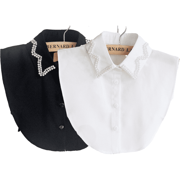 Yoyauz False Collar Detachable Collar Shirt Dickey Collar Half Shirt False Collar Suitable for Girls and Women
