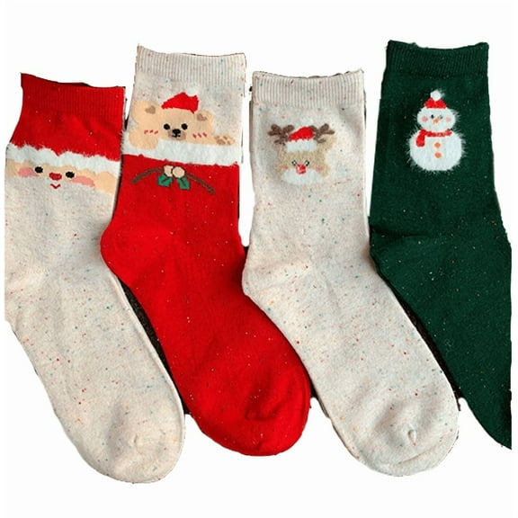 Yoyauz Fun Christmas Socks For Men And Women, Gifts For Holiday Parties, Novel Holiday Socks, Fun Colored Christmas Socks