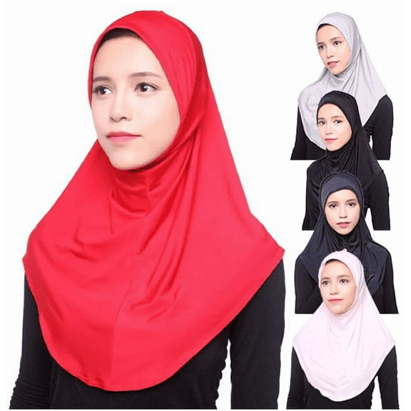 Yoyauz Hijab Scarf Women Inner Cap Soft Wrap Shawl Full Cover Hat Headwear