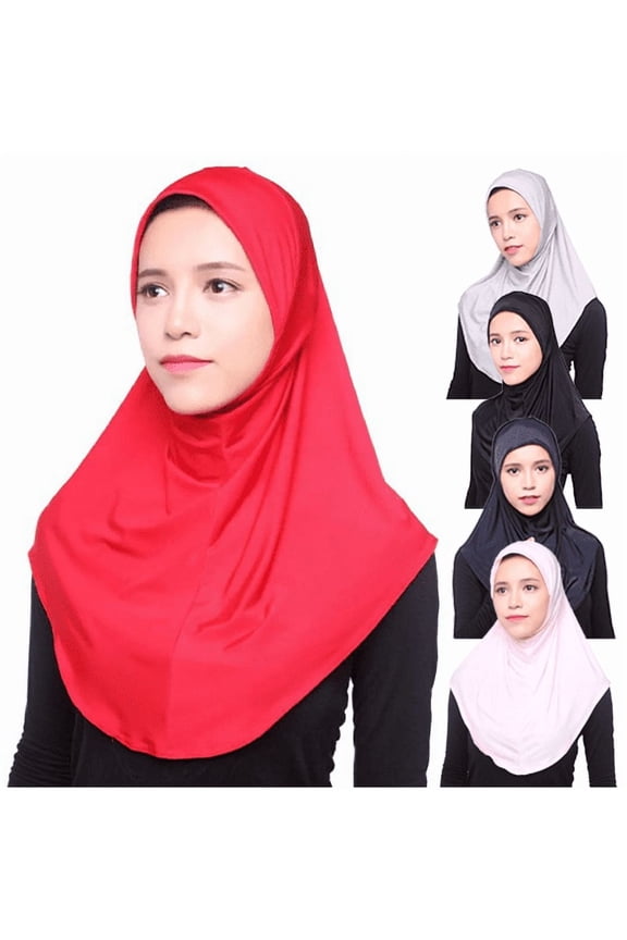 Hijab Scarf Women Inner Cap Soft Wrap Shawl Full Cover Hat Headwear