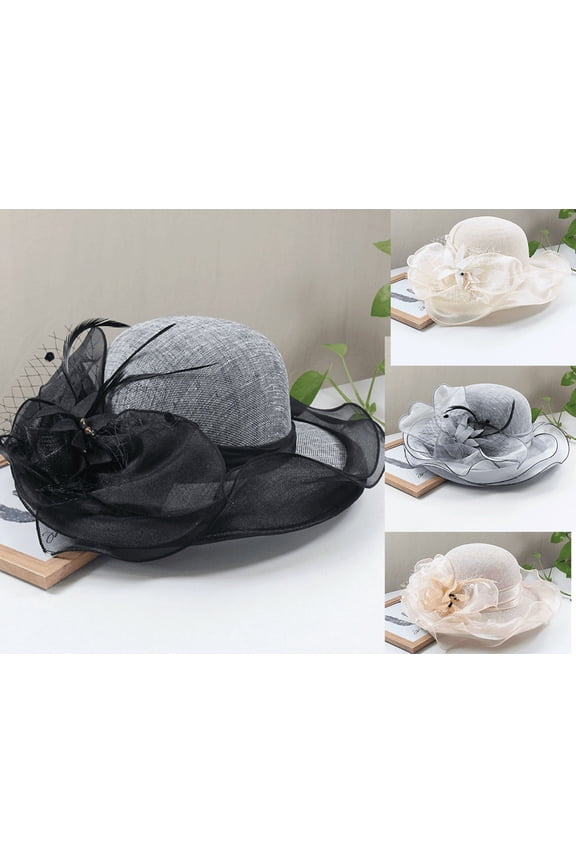Kentucky Church Derby Dress Clock Hat Sweet Cute Floral Bucket Hat