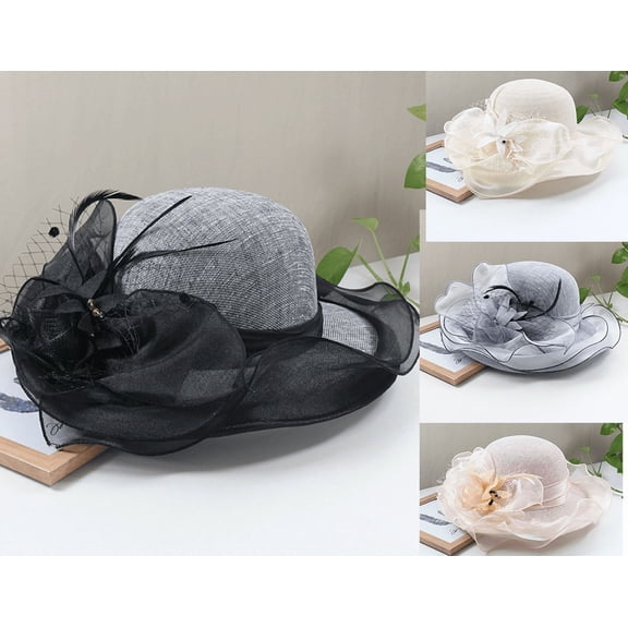 Yoyauz Kentucky Church Derby Dress Clock Hat Sweet Cute Floral Bucket Hat