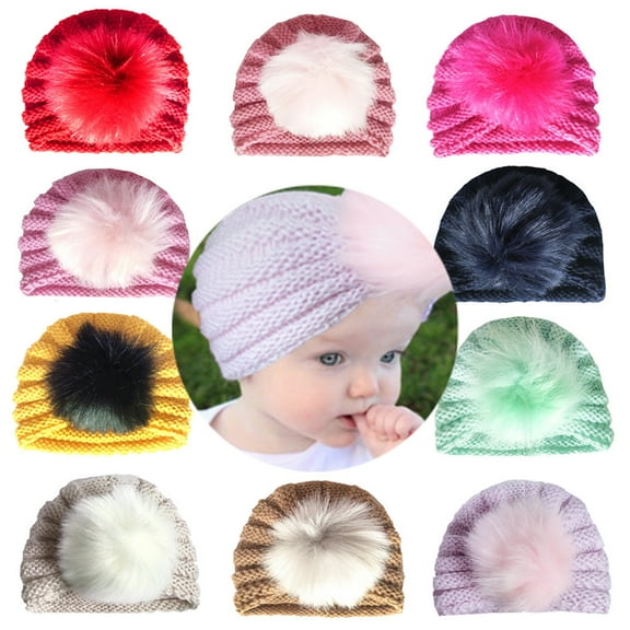 Yoyauz Kids winter beanie knitting warm cold weather beanie boy girl hat