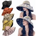 thumbnail image 1 of Yoyauz Ladies' Summer Mesh Sunscreen Hat UV Protective Wide brimmed Foldable Beach Fisherman's Hat, 1 of 5