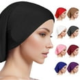 thumbnail image 1 of Yoyauz Muslim Women Wearing Headscarf Hat, Solid Color Headscarf Hat, Elastic And Breathable Lower Cover, Fully Covered Lower Pipe Cap, 1 of 5