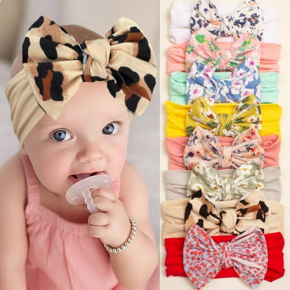Yoyauz Newborn Baby Girl Headband Bow Baby Headband Girl Spring-Summer 0-36 Months