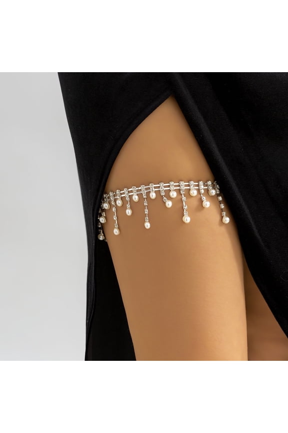Sexy Thigh Chain Layered Leg Chain Body Chain Bohemian Bikini Party Body Chain Beach Hot Leg Chain Jewelry Ladies Girls