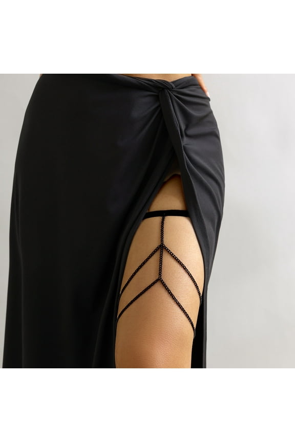 Sexy Thigh Chain Layered Leg Chain Body Chain Bohemian Bikini Party Body Chain Beach Hot Leg Chain Jewelry Ladies Girls