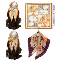 thumbnail image 1 of Yoyauz Silk Scarves Women's Neck Scarves With Satin Scarves For Headbands, Fashion Money Scarves, Handbags, Accessories, Accessories(33.5Inch）, 1 of 4