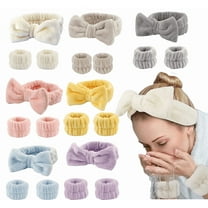 Yoyauz Spa Headband And Wristband Set, Face Wash Headband Makeup Skin Care Headband Wristband For Face Washing