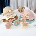 thumbnail image 1 of Yoyauz Straw Hat Girl Kids Sun Hat Summer Beach Hat Straw Pocket Set For Outdoor Activities, 1 of 6