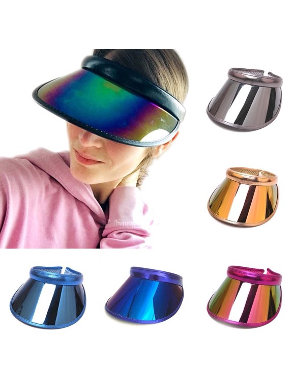 Sun Visor hat Transparent Clear Cap Outdoor UV Protection Sun hat for Women Men Girls Adjustable Sport Cap