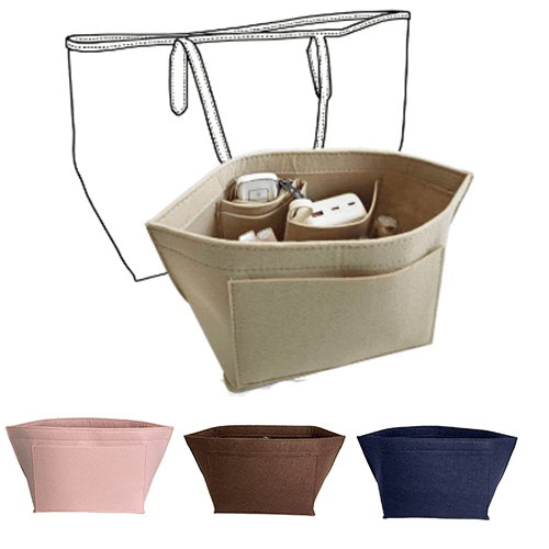 Yoyauz Tote Bag Organizer Insert For Handbag And Tote Bag Shaper Insert 3 Sizes, Dumpling Shape