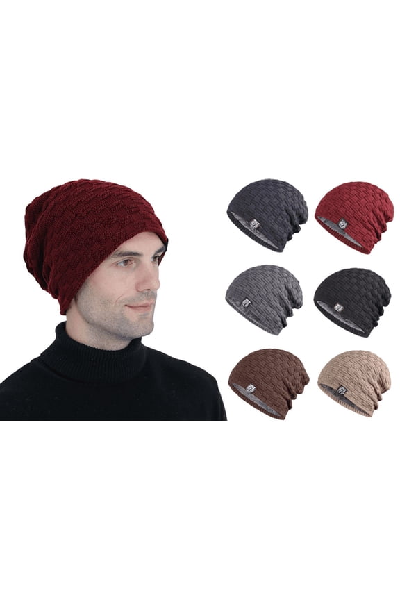 Warm Lazy Beanie - A soft Everyday Beanie With A Chunky Knit Fabric