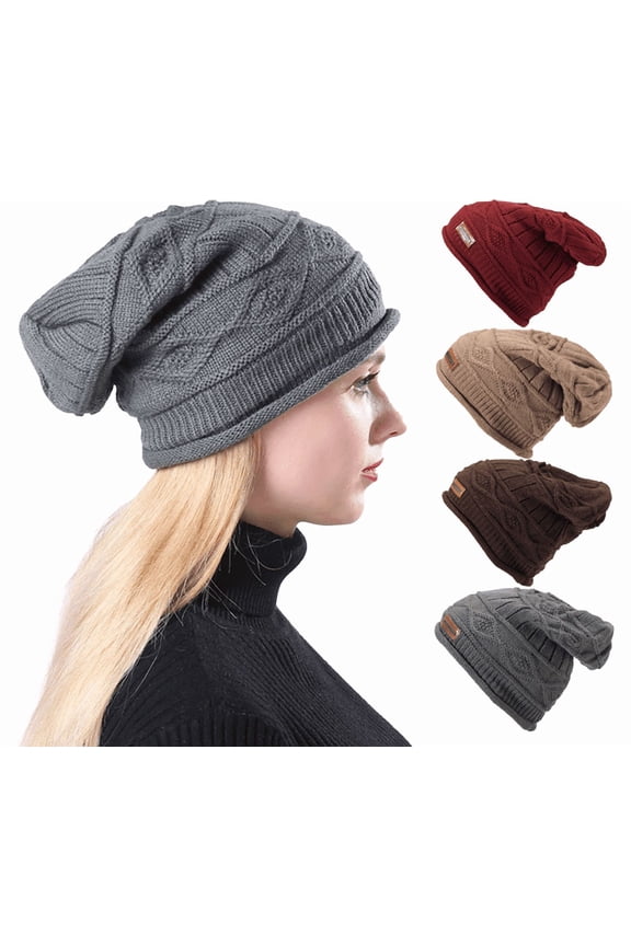 Warm Lazy Beanie - A soft Everyday Beanie With A Chunky Knit Fabric